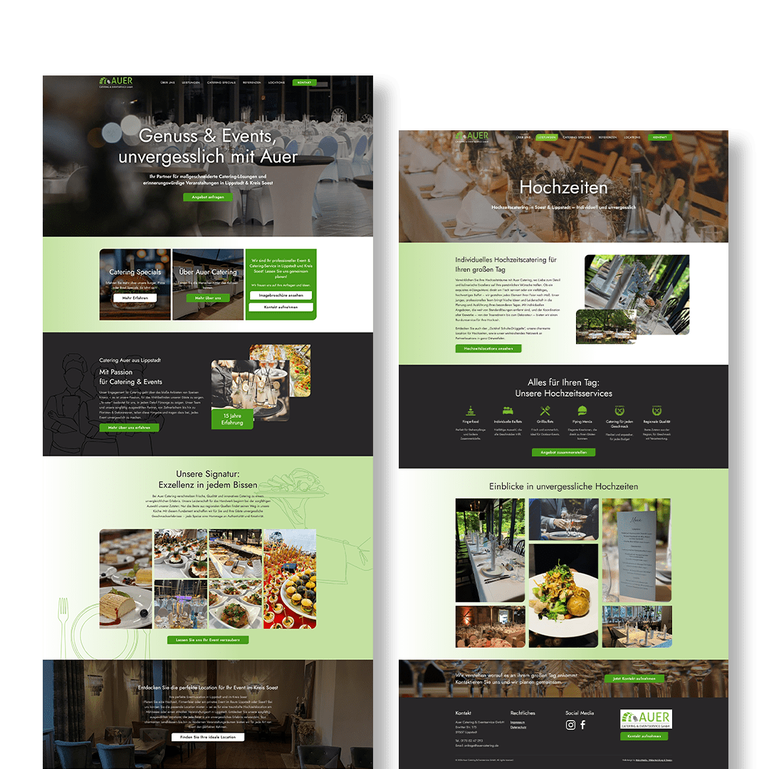 SEO Agentur Makro Media Erfolgsgeschichte Auer Catering