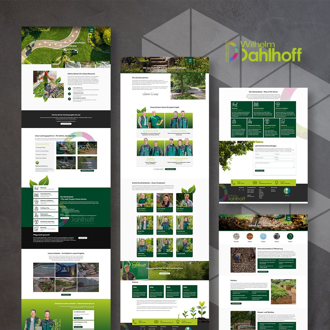 Webdesign Agentur - Kundenreferenz Gärtner