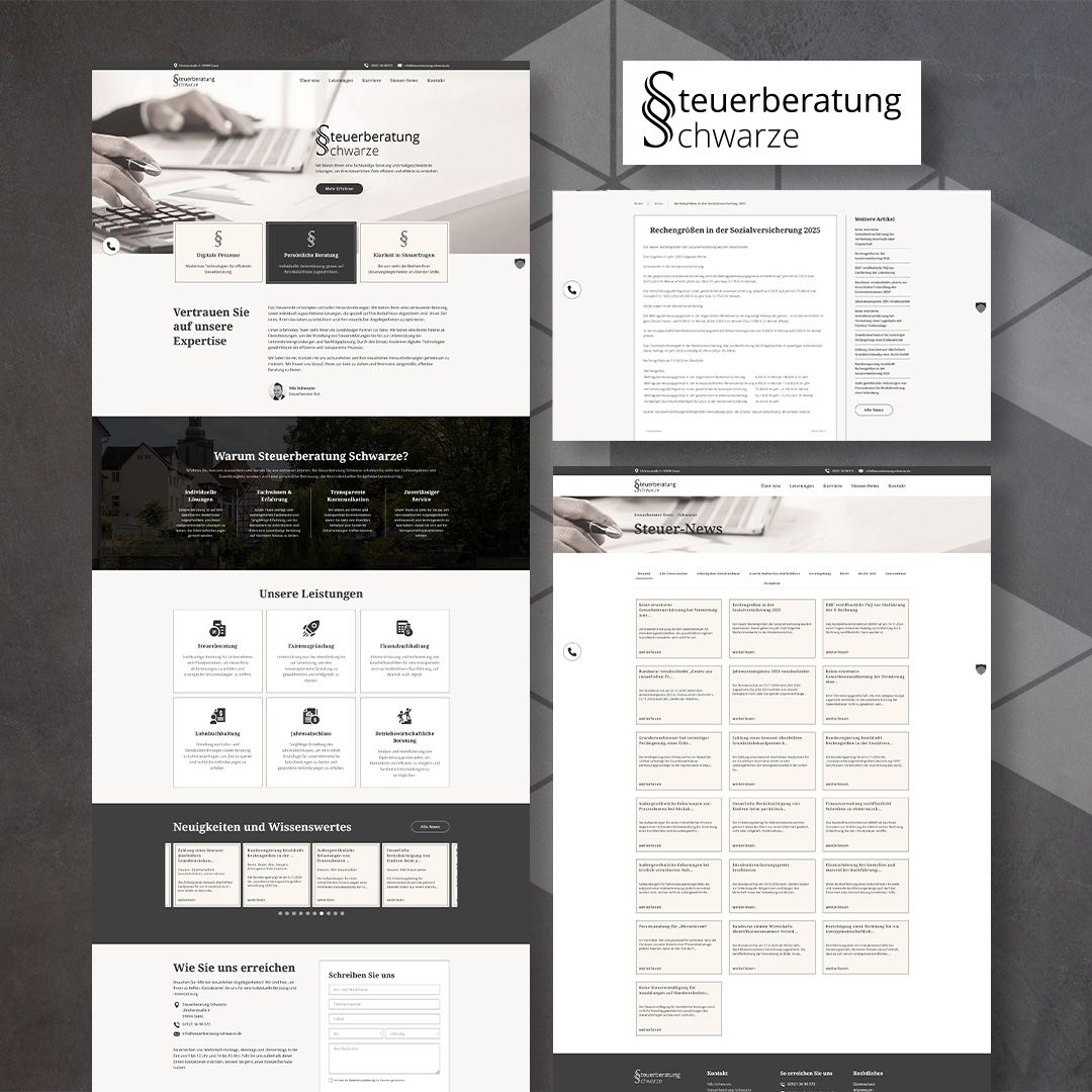 Webdesign Referenz Steuerberater